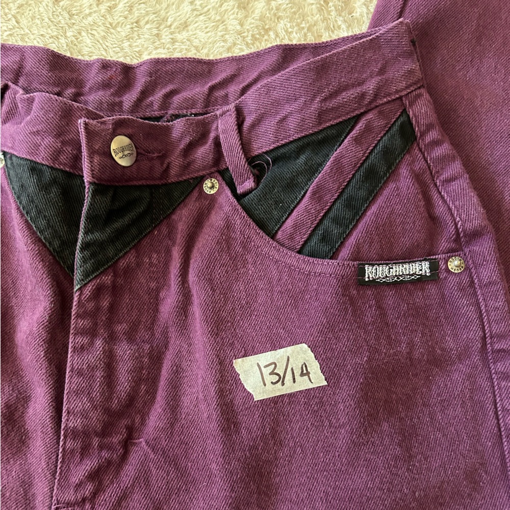 Purple RoughRider Jeans - Picture 2 of 4